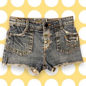 90s Vintage Yes Clothing Company Brand Jean Shorts - Girls Size 6x